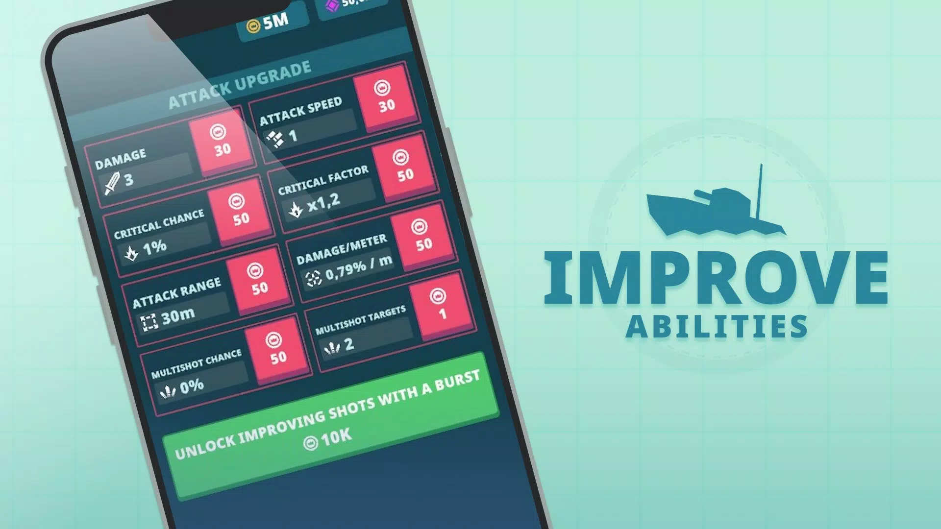 Battleship Defender: Idle Game screenshot 6