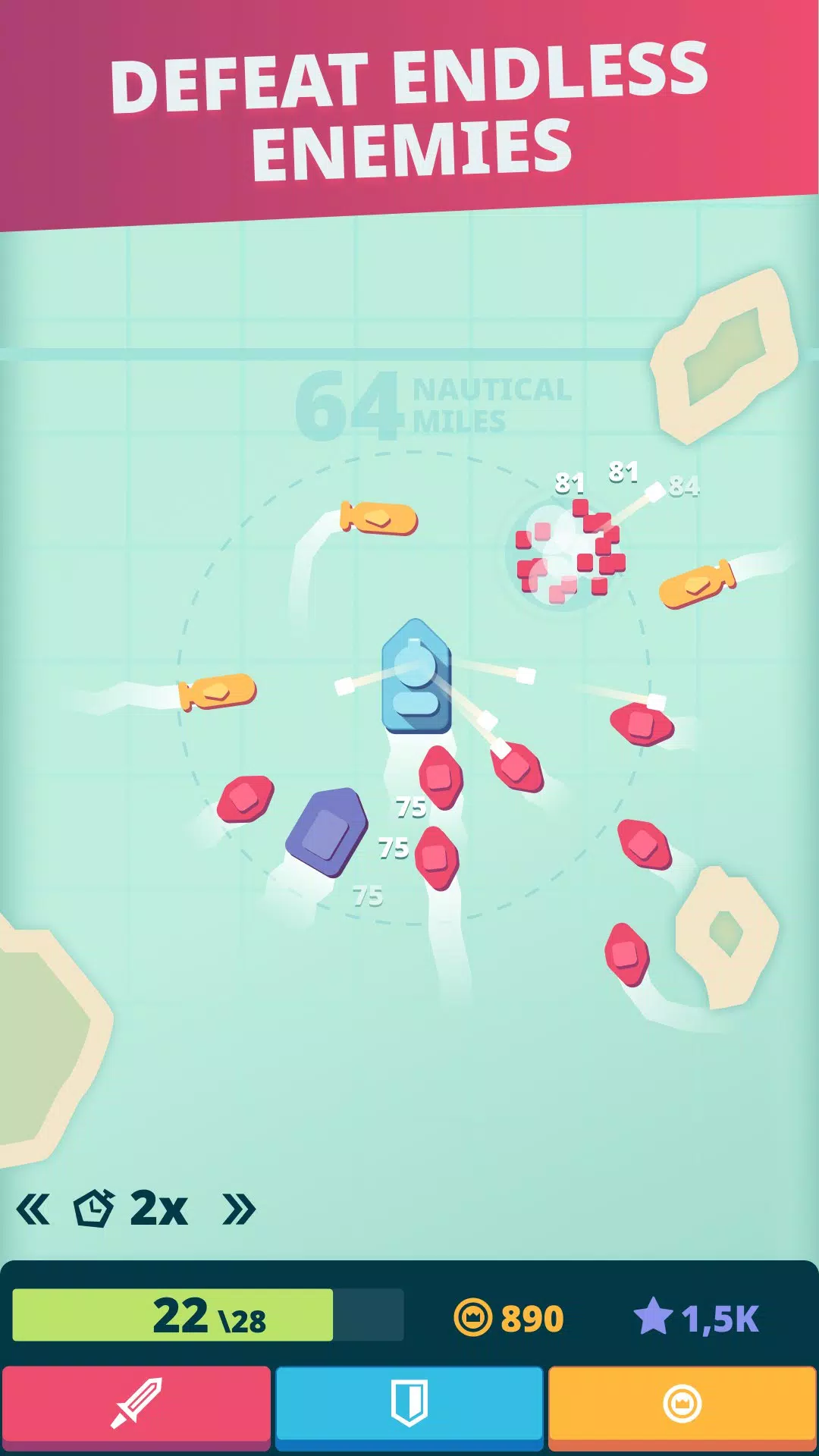 Battleship Defender: Idle Game screenshot 7