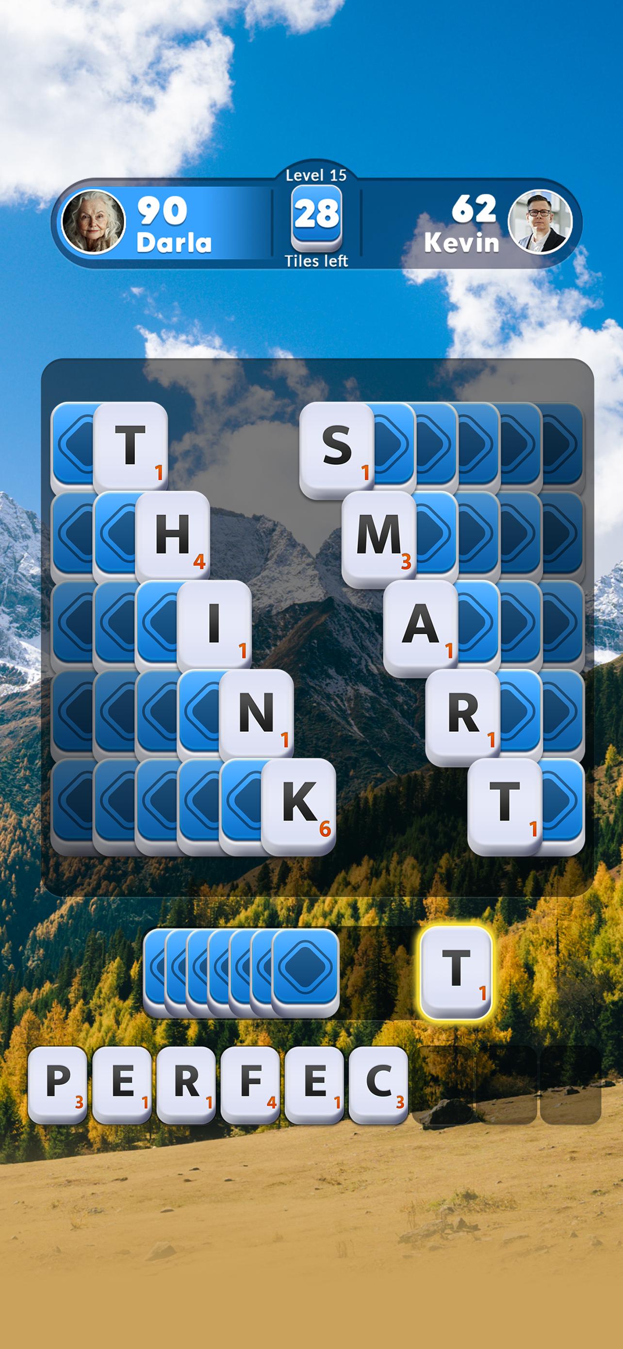 Word Tiles GO screenshot 1