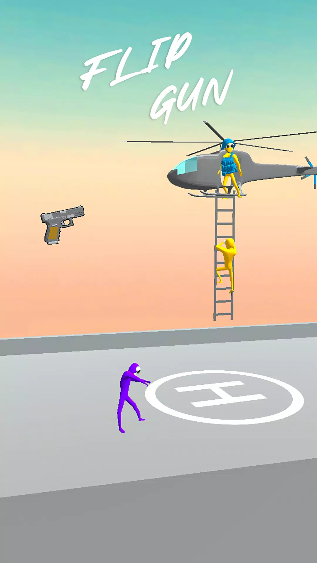 Flip Gun 3D Ragdoll Shooter screenshot 1