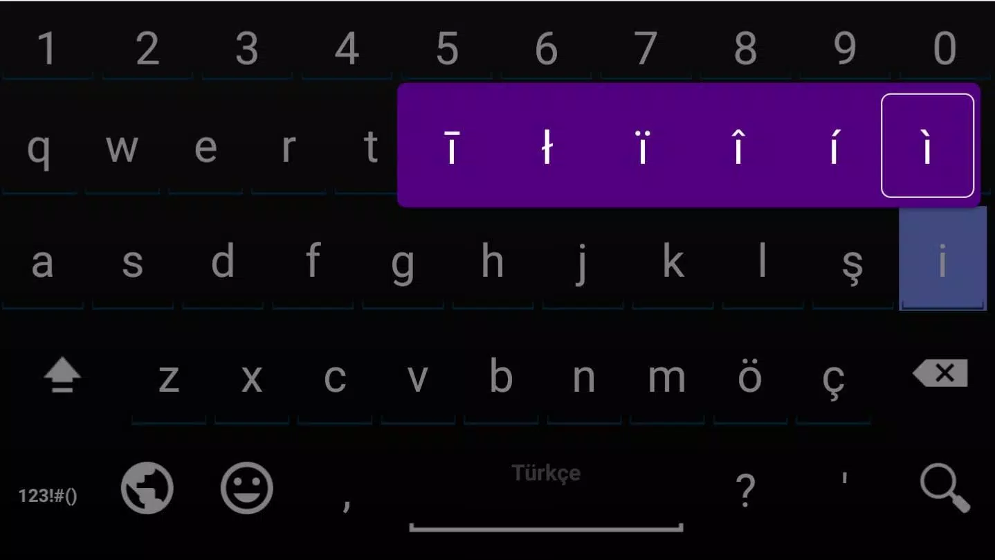 Turkish for AnySoftKeyboard screenshot 1