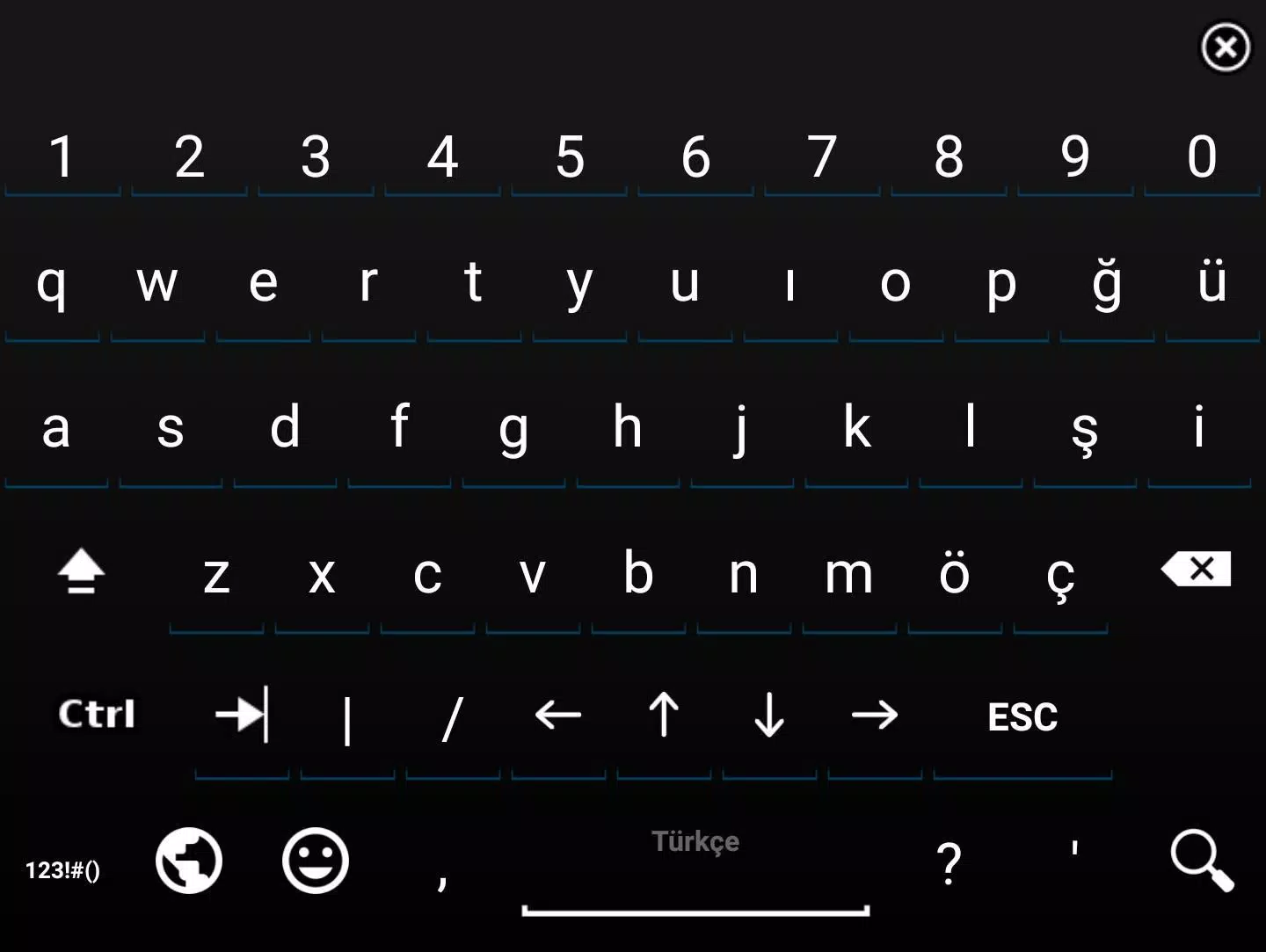 Turkish for AnySoftKeyboard screenshot 2
