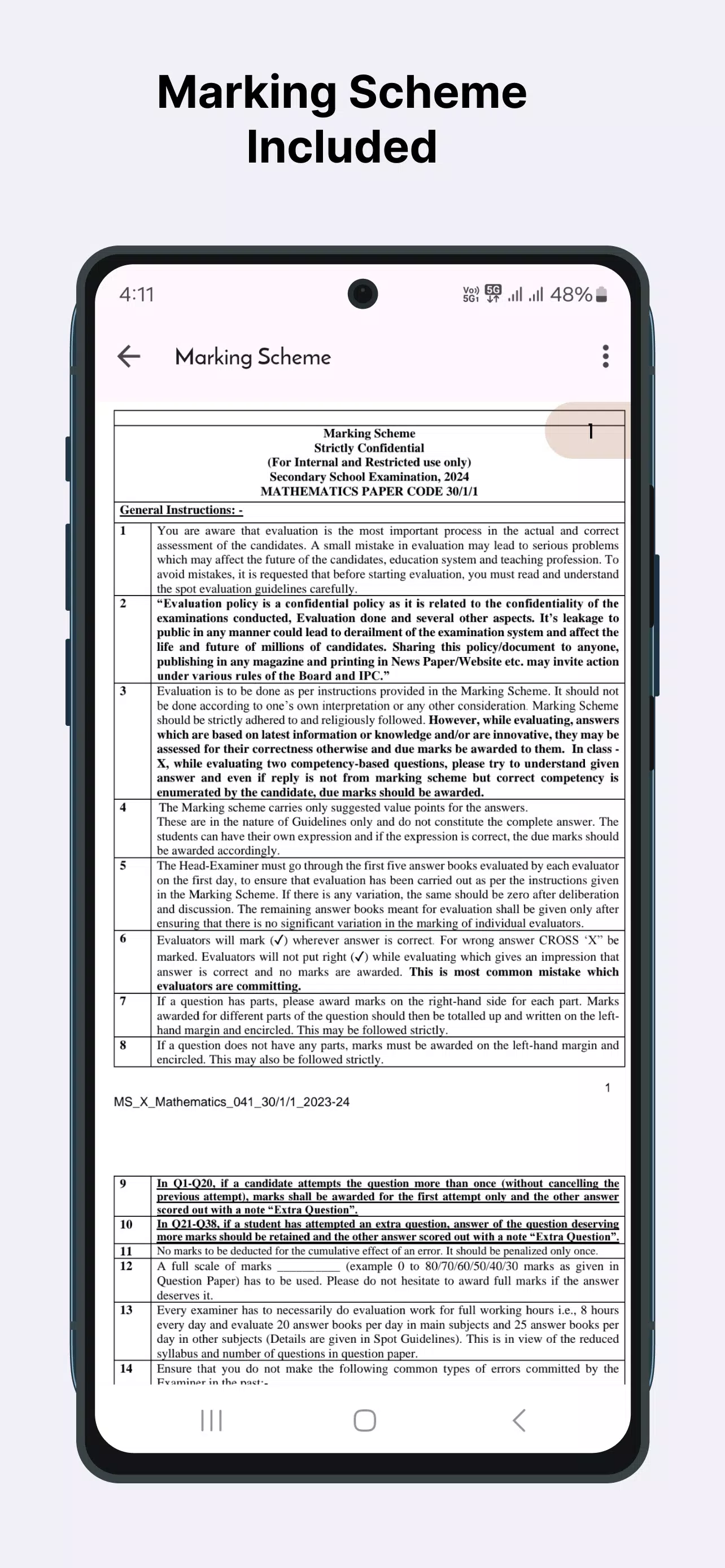 Class 10 CBSE Papers screenshot 5