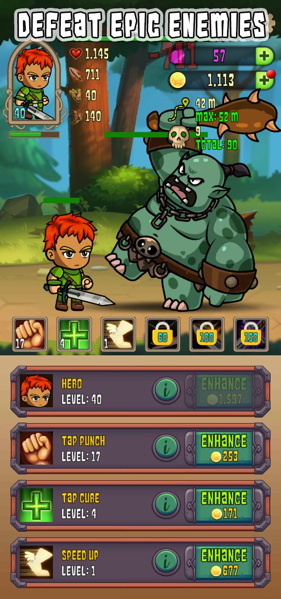 Epic Hero Quest: Idle RPG screenshot 1