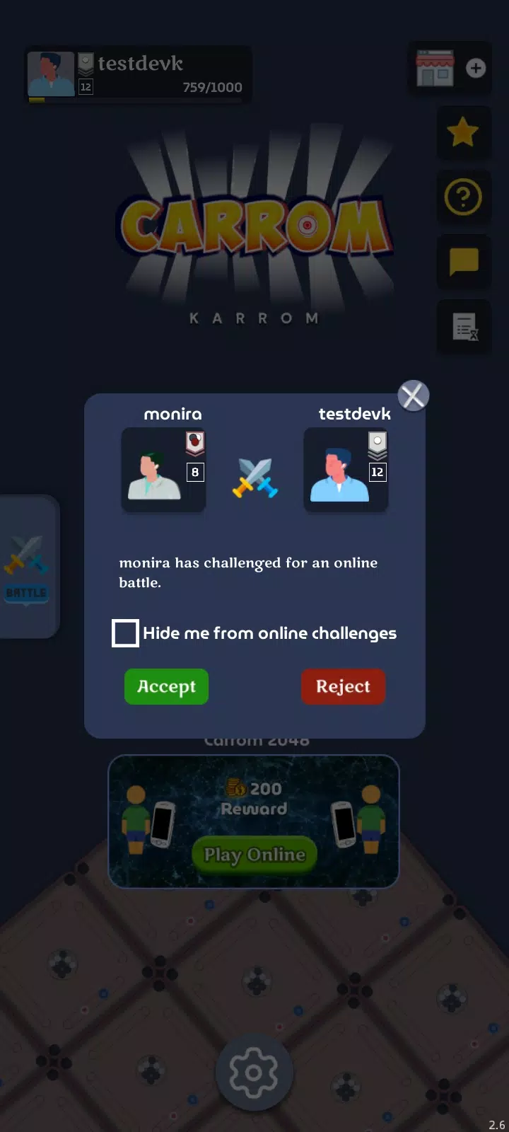 Carrom Karrom screenshot 4