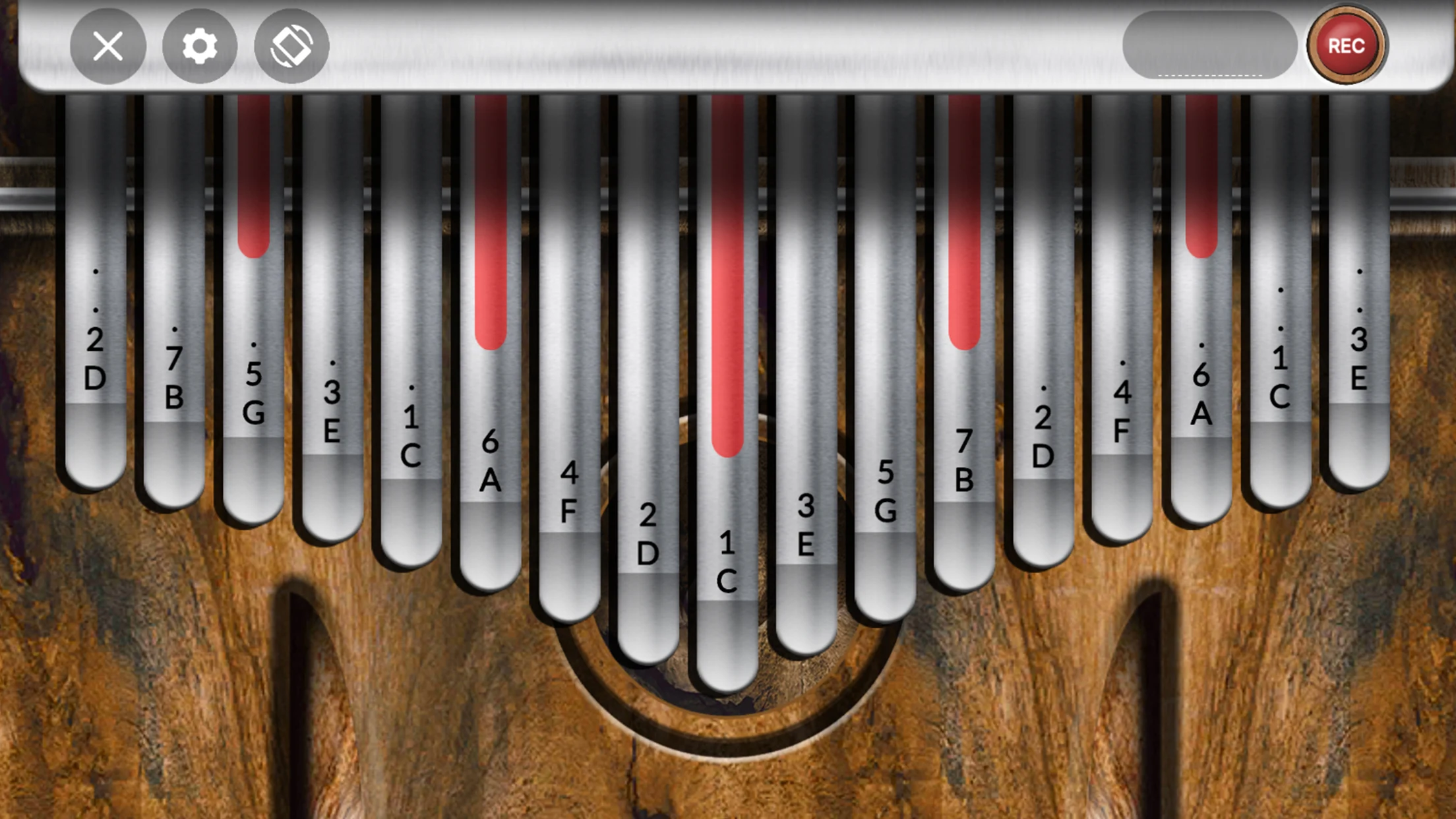 Real Kalimba screenshot 2