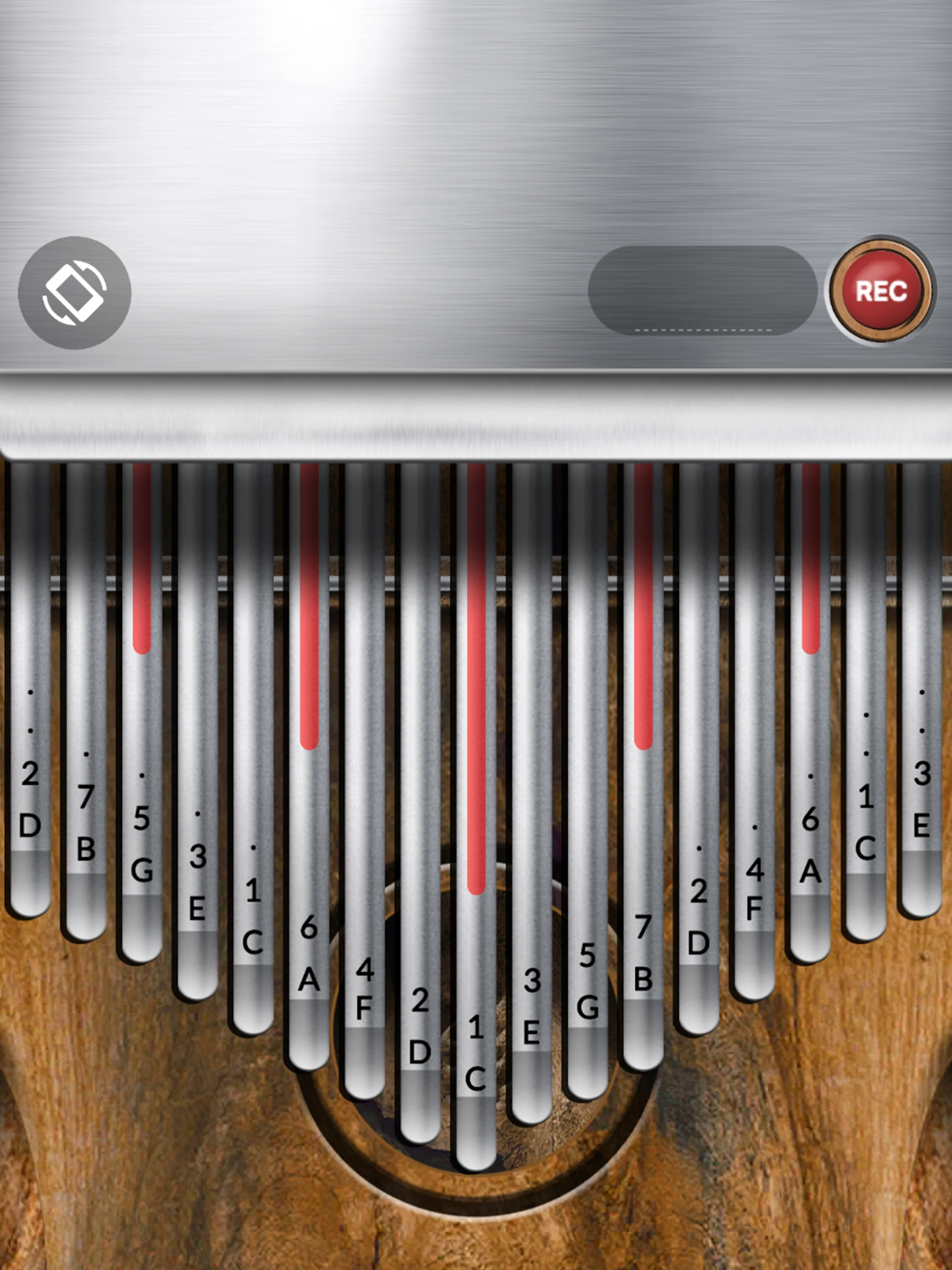 Real Kalimba screenshot 7