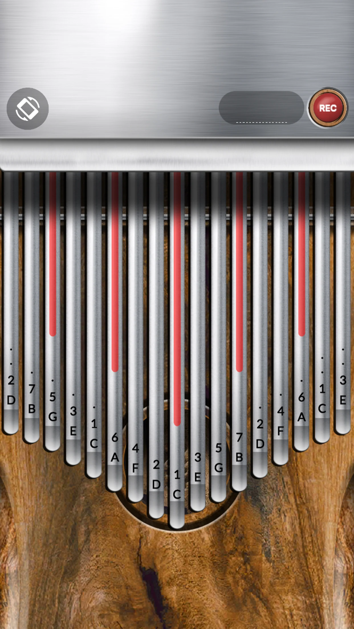 Real Kalimba screenshot 1