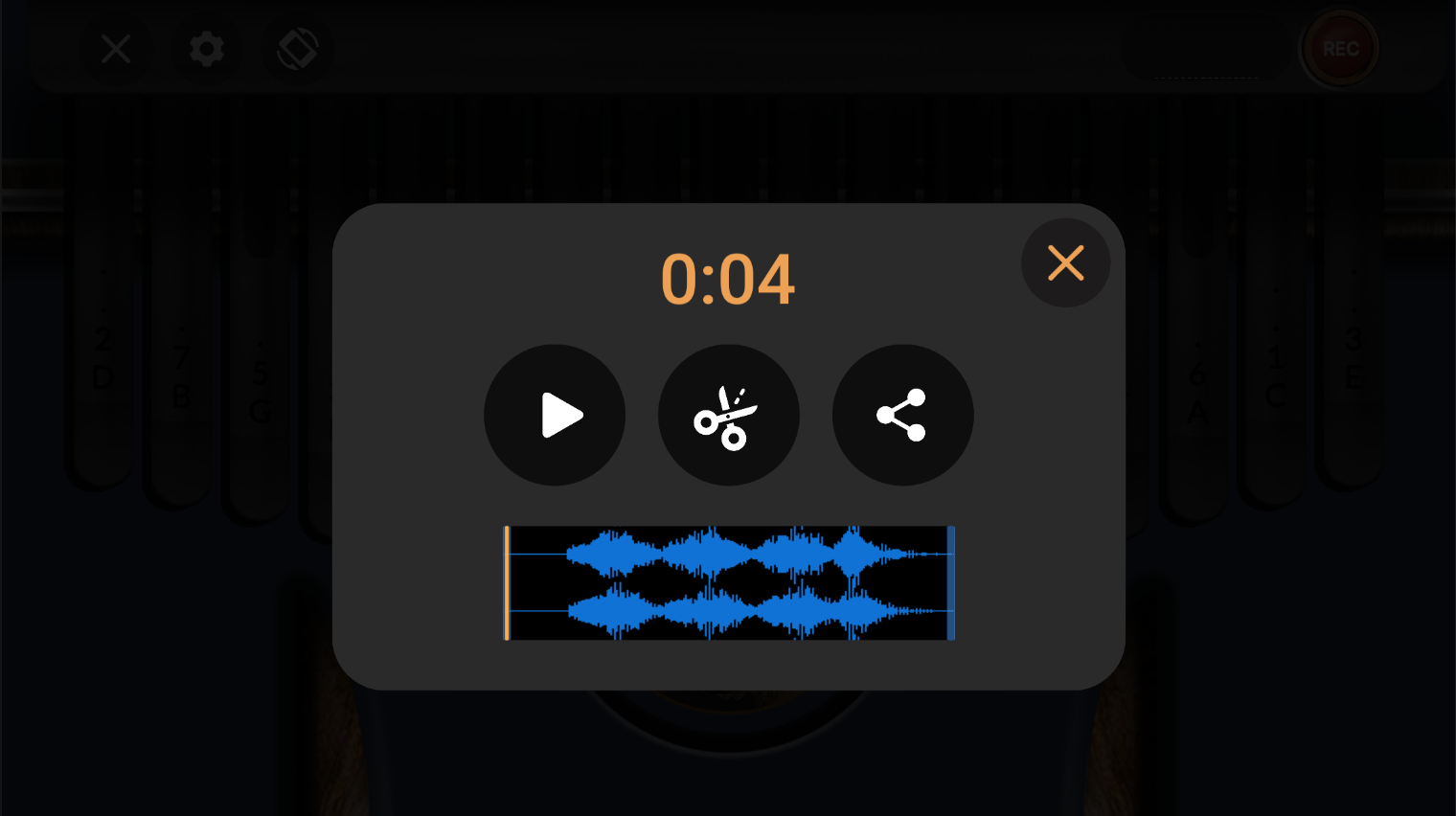 Real Kalimba screenshot 3