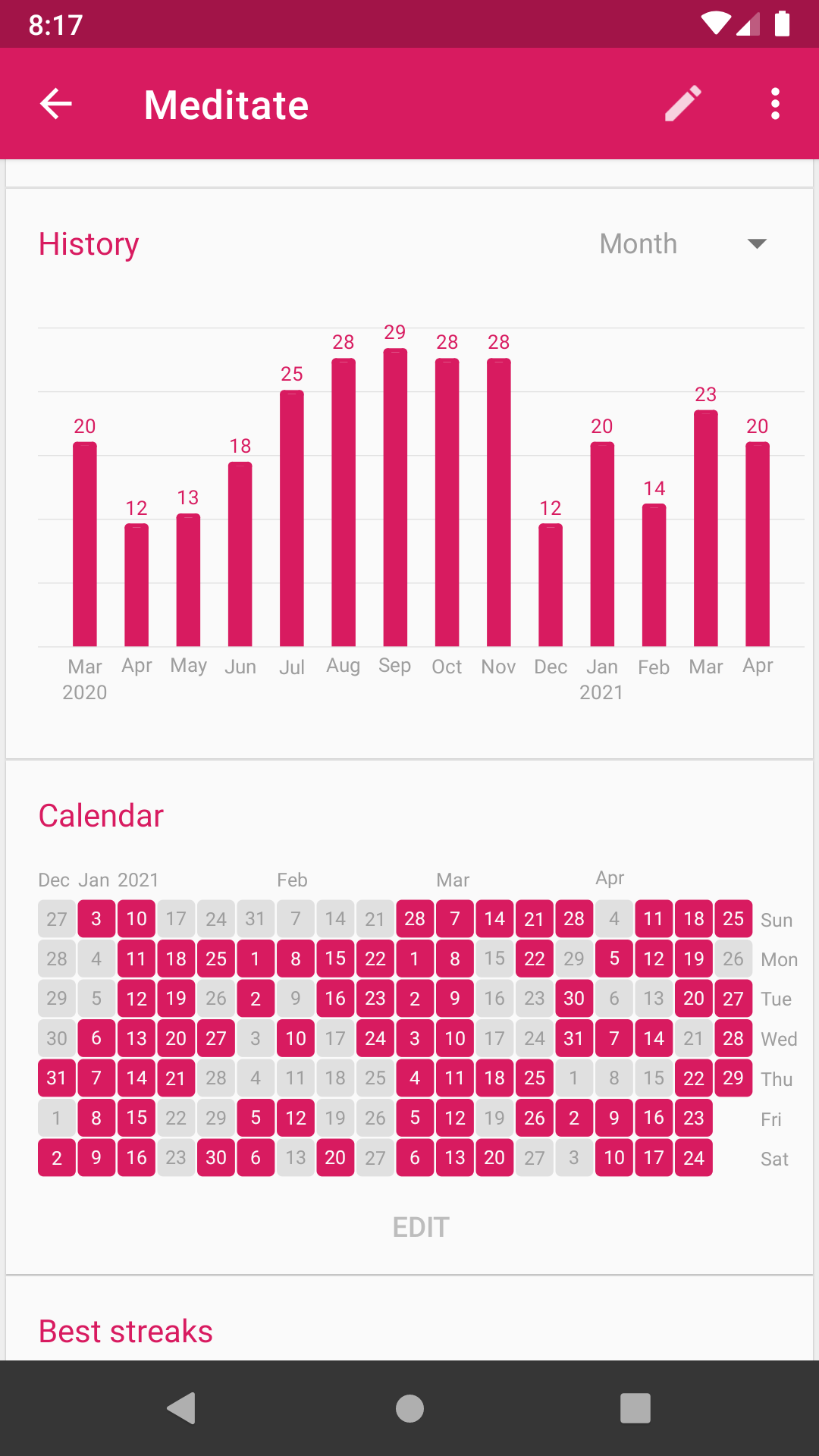 Loop Habit Tracker screenshot 3