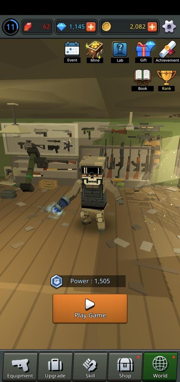 Pixel Z Legend : Gun commando screenshot 1