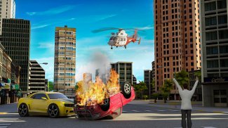 911 Helicopter Flying Rescue City Simulator screenshot 4