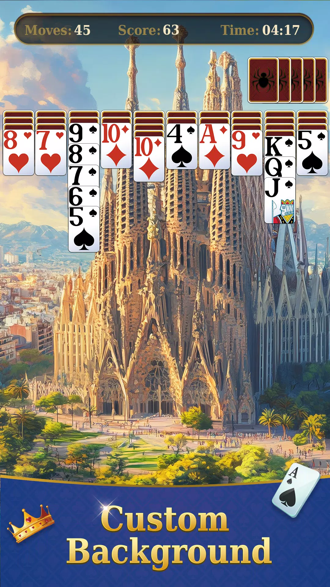 Spider Solitaire - puzzle trip screenshot 4