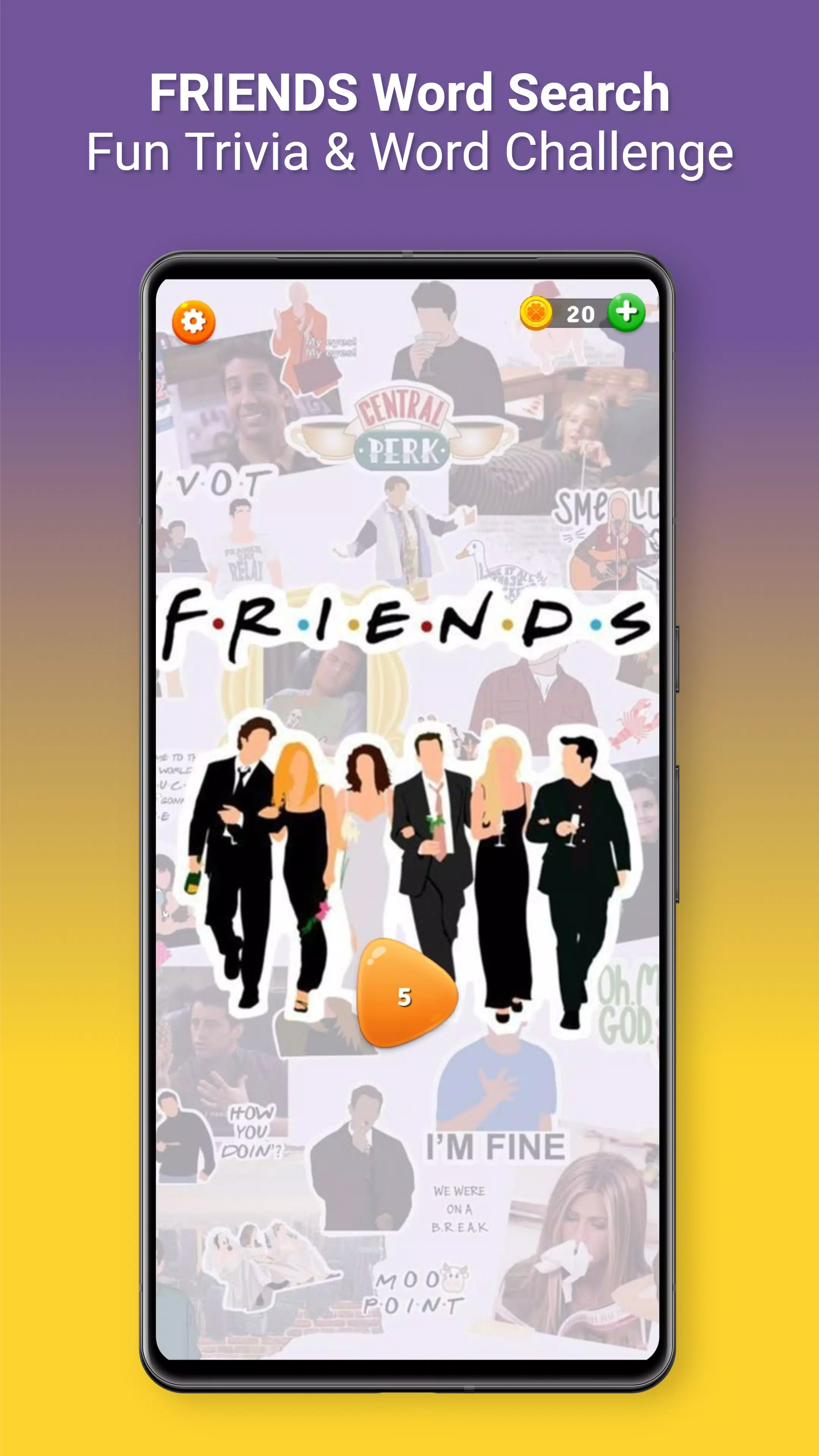 FRIENDS Word Search screenshot 1