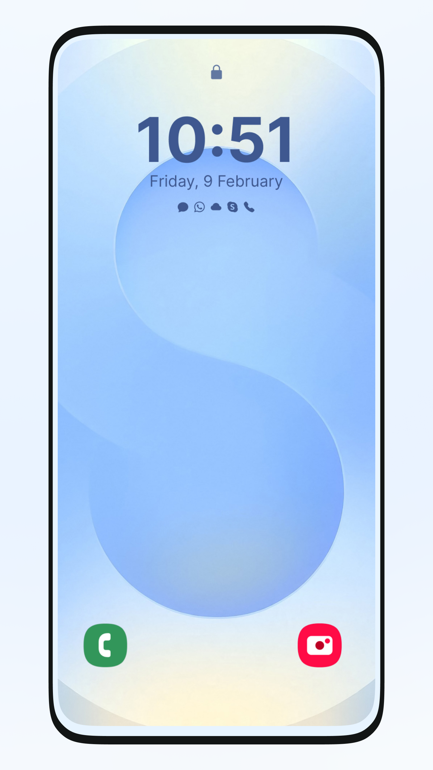 Lock Screen S25 Style screenshot 1