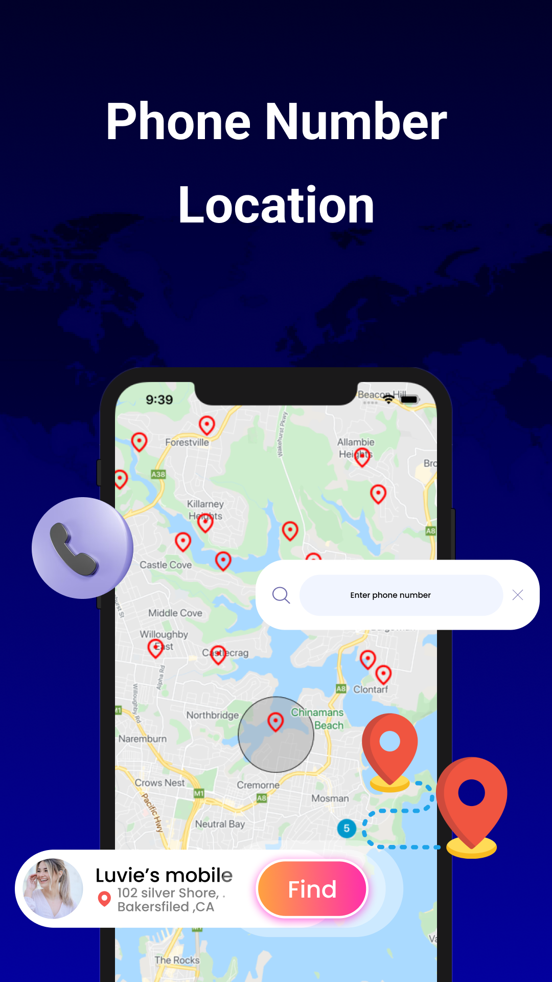 Phone Locator - Phone Tracker screenshot 1