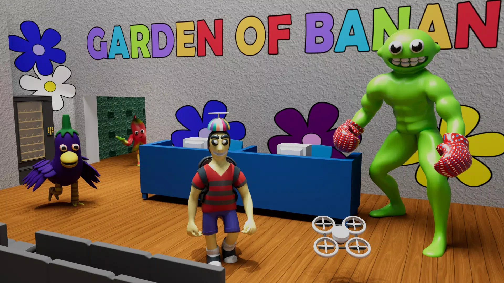 Garden Of Monsters Survival 3D screenshot 1