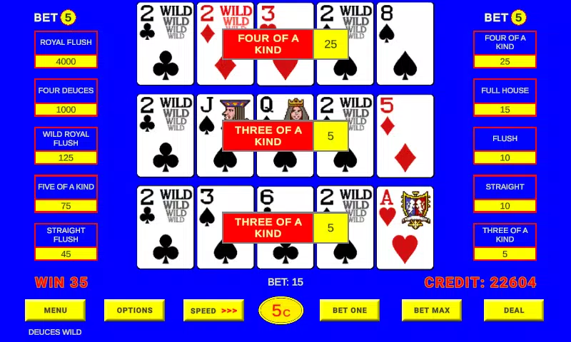 Video Poker Multi Hand Classic screenshot 2