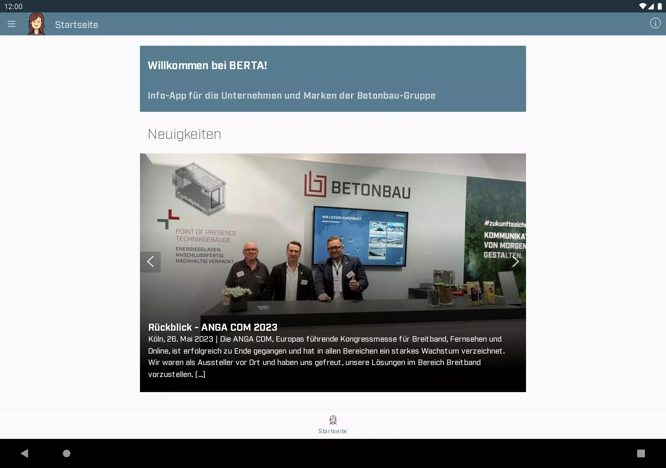 BERTA mobile screenshot 4
