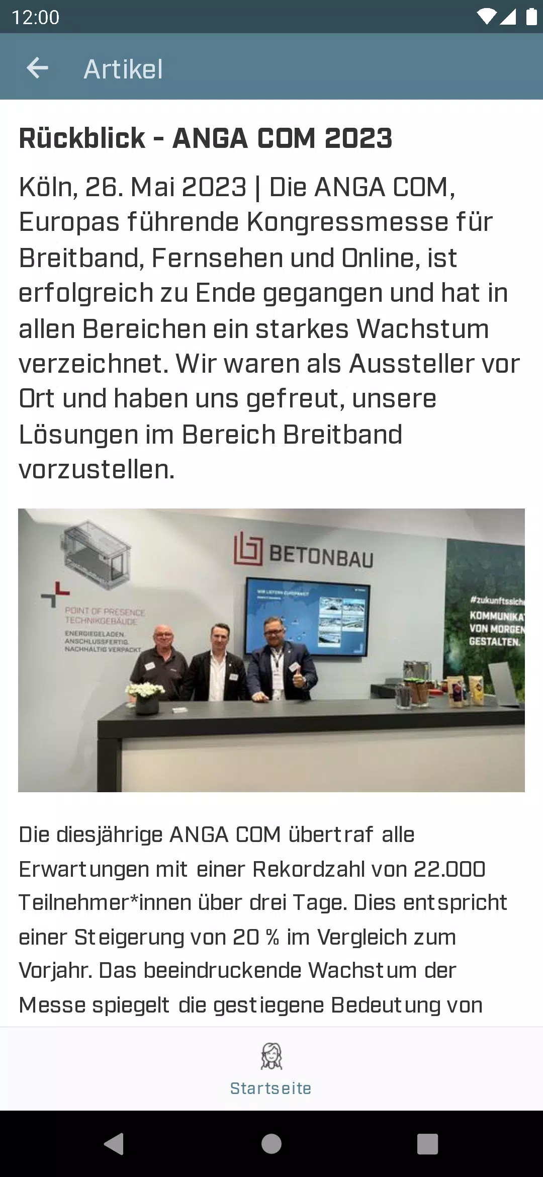 BERTA mobile screenshot 3