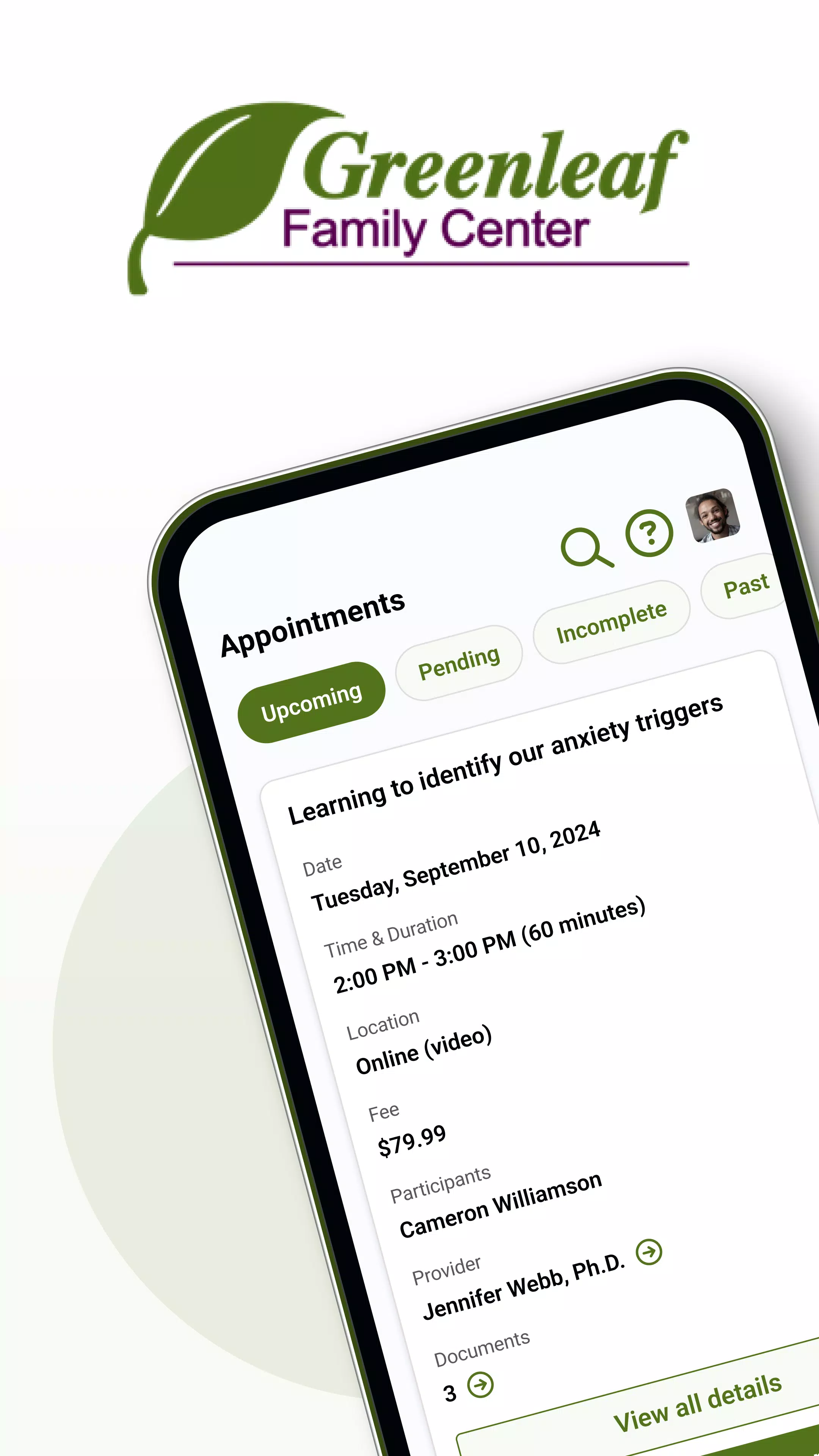 Greenleaf Client Portal screenshot 1