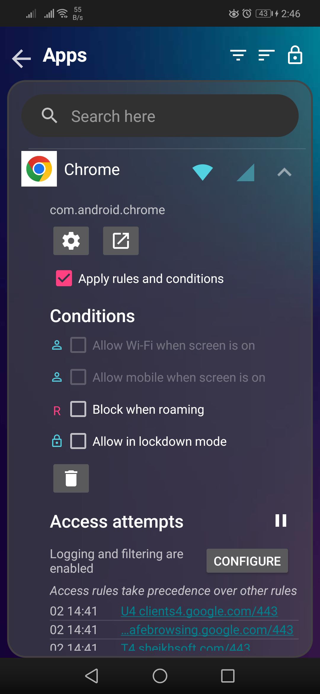InternetGuard screenshot 3