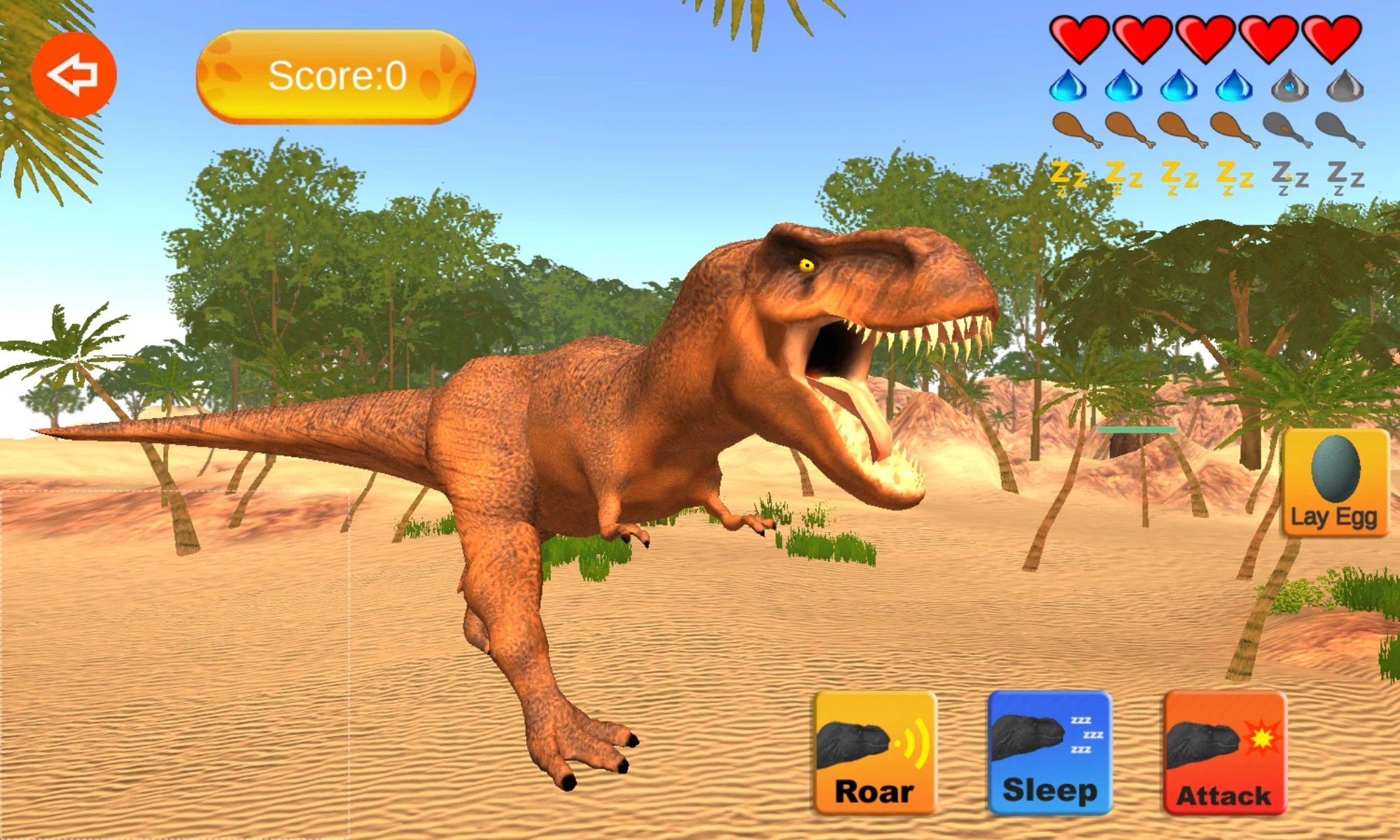 Dinosaur Sim screenshot 2