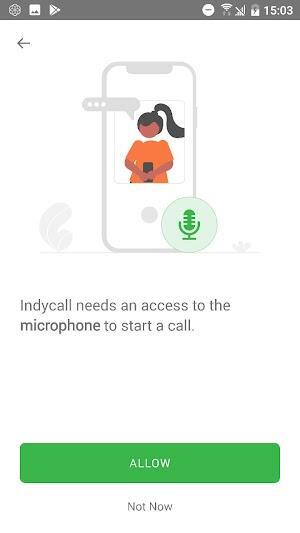 IndyCall screenshot 2