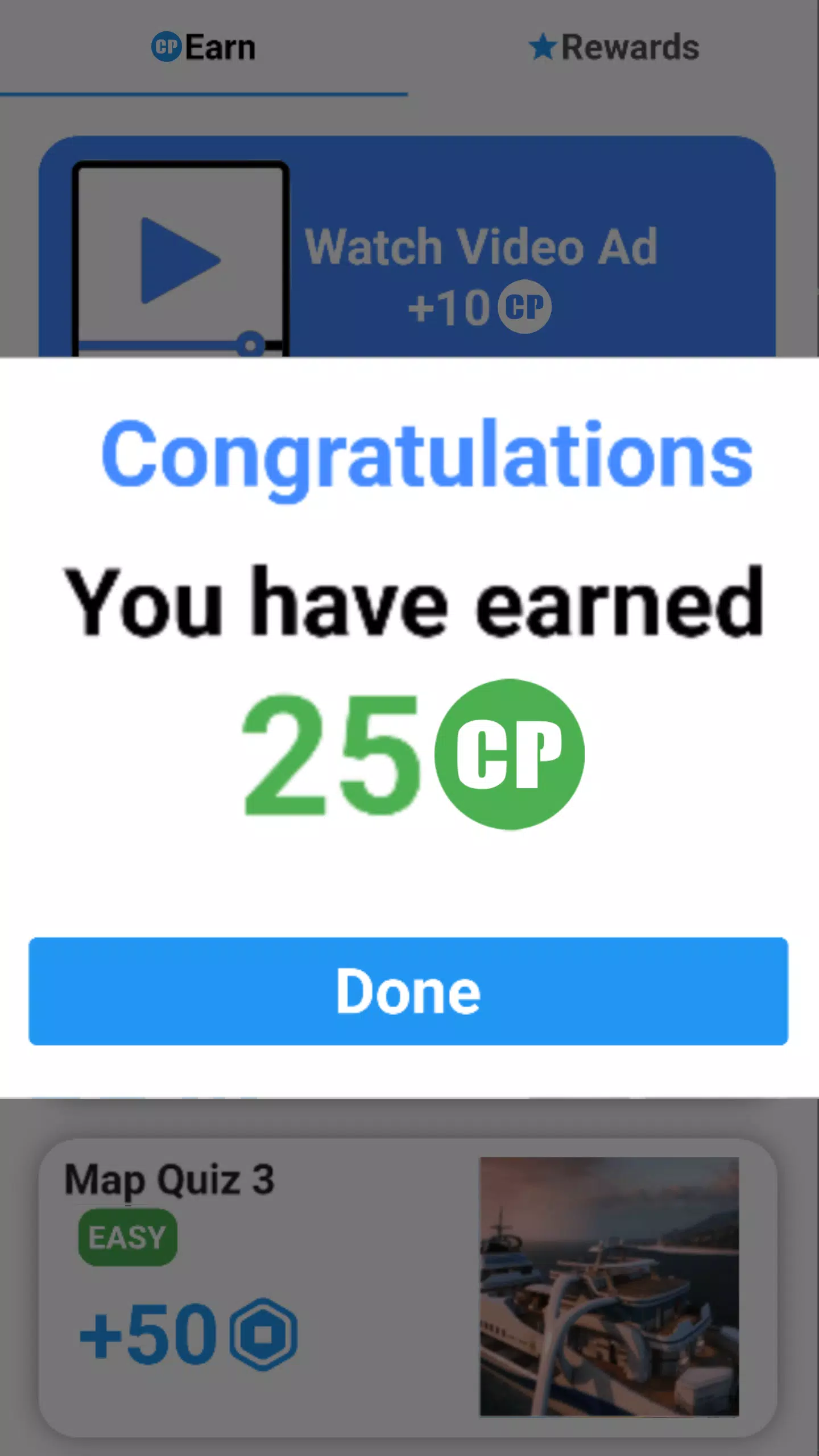 CP Reward Quiz screenshot 8