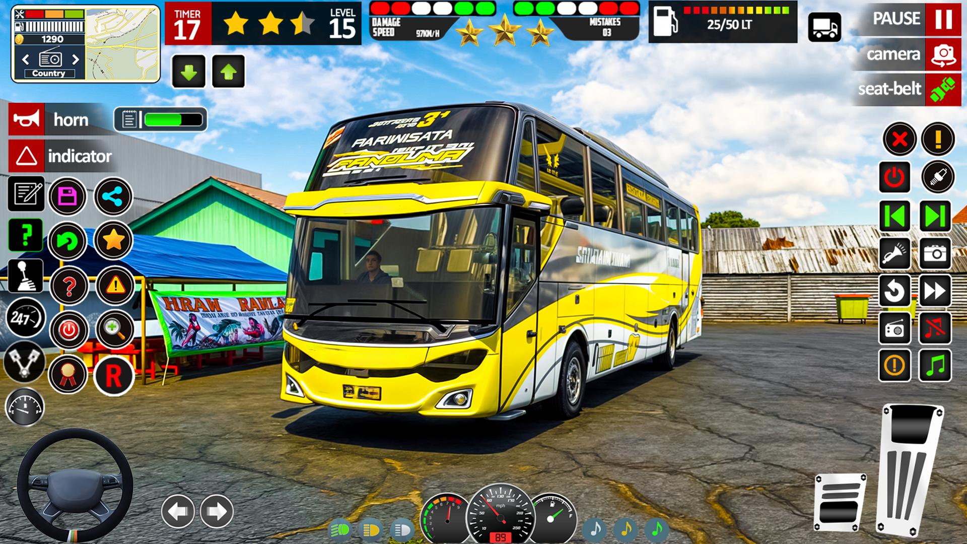 Open World Bus Driving Game 3d screenshot 3