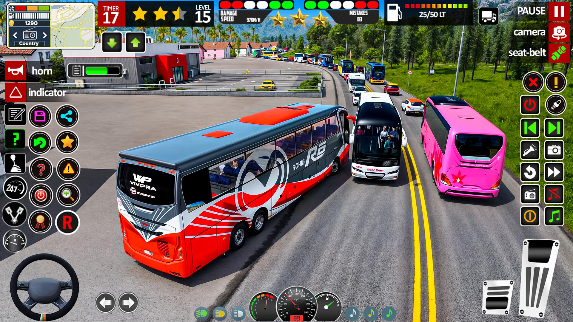 Open World Bus Driving Game 3d screenshot 2
