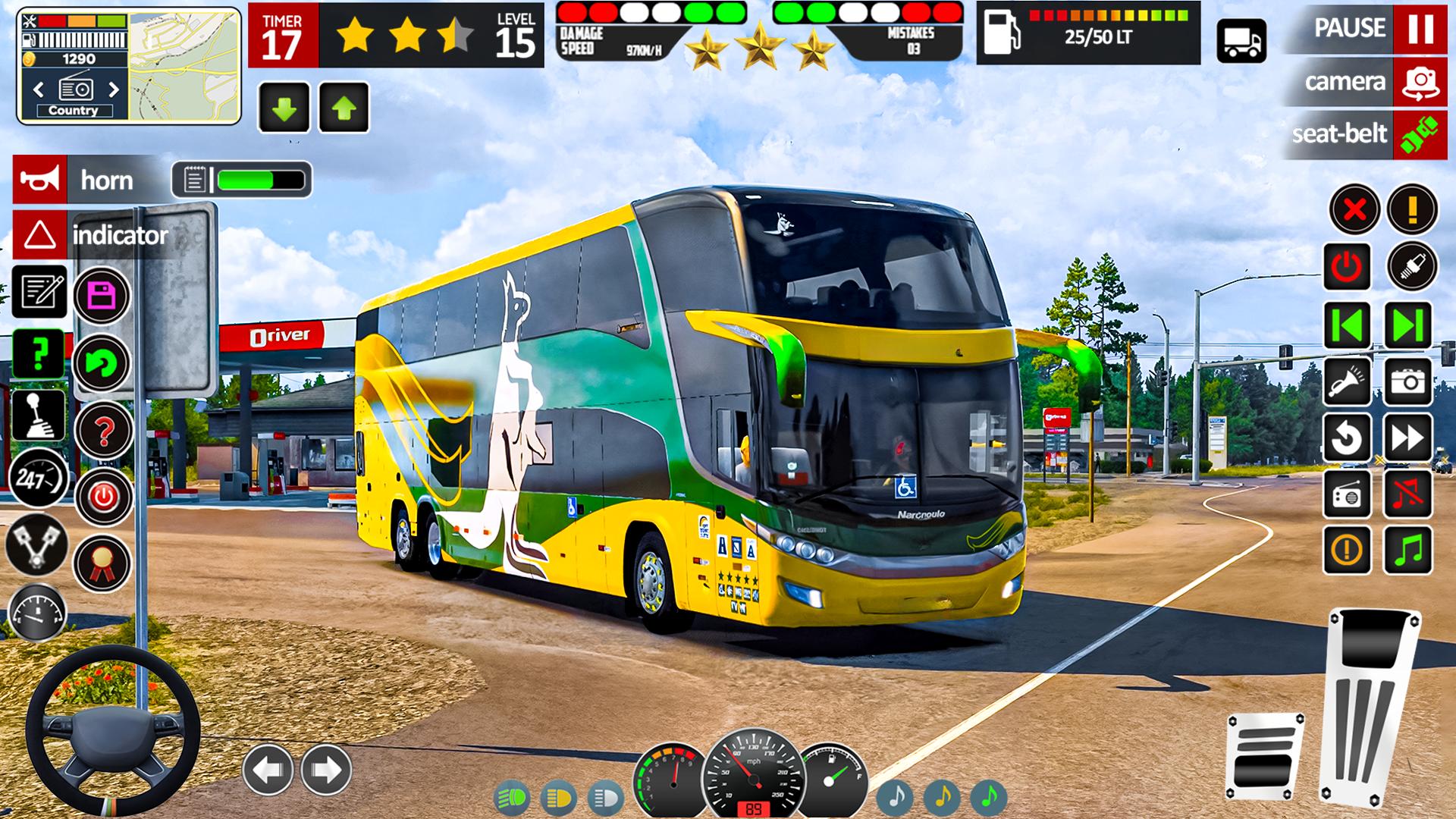 Open World Bus Driving Game 3d screenshot 4