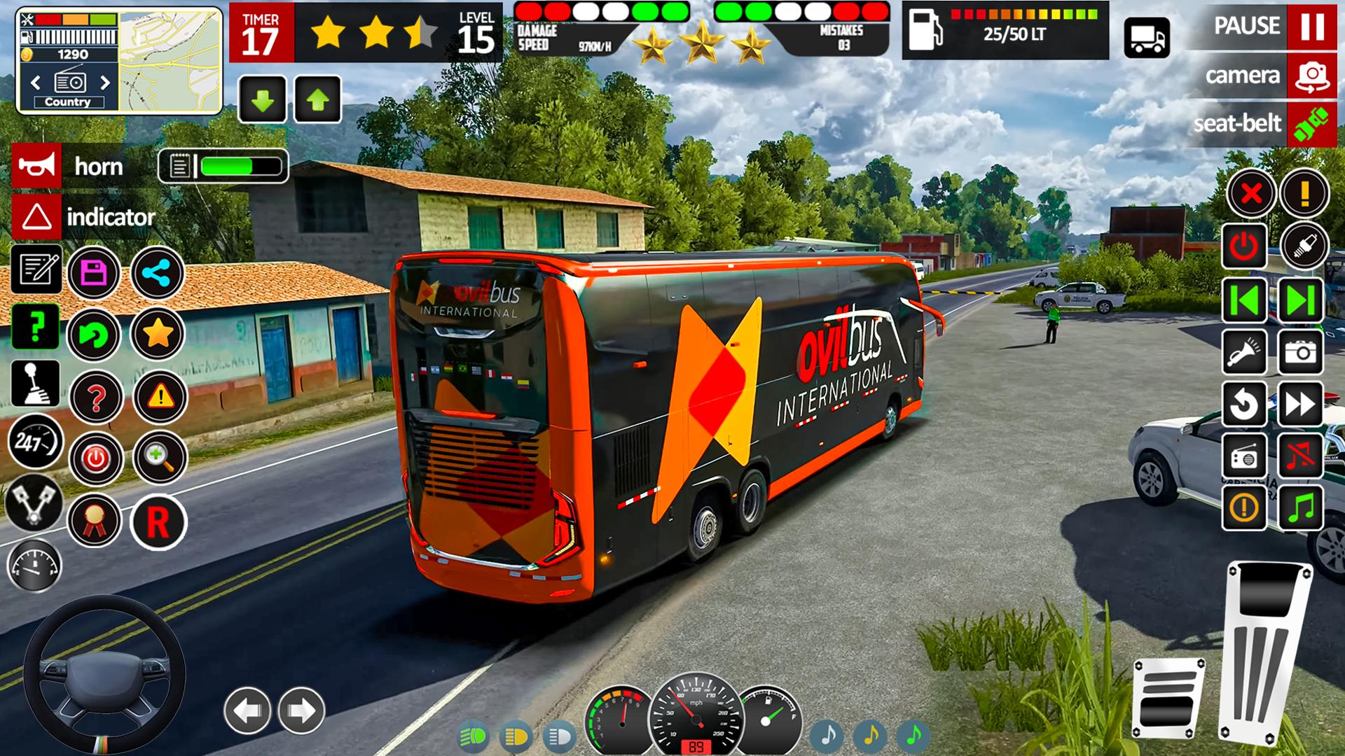 Open World Bus Driving Game 3d screenshot 5