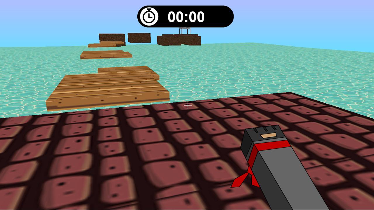 Blocky Parkour Ninja screenshot 1