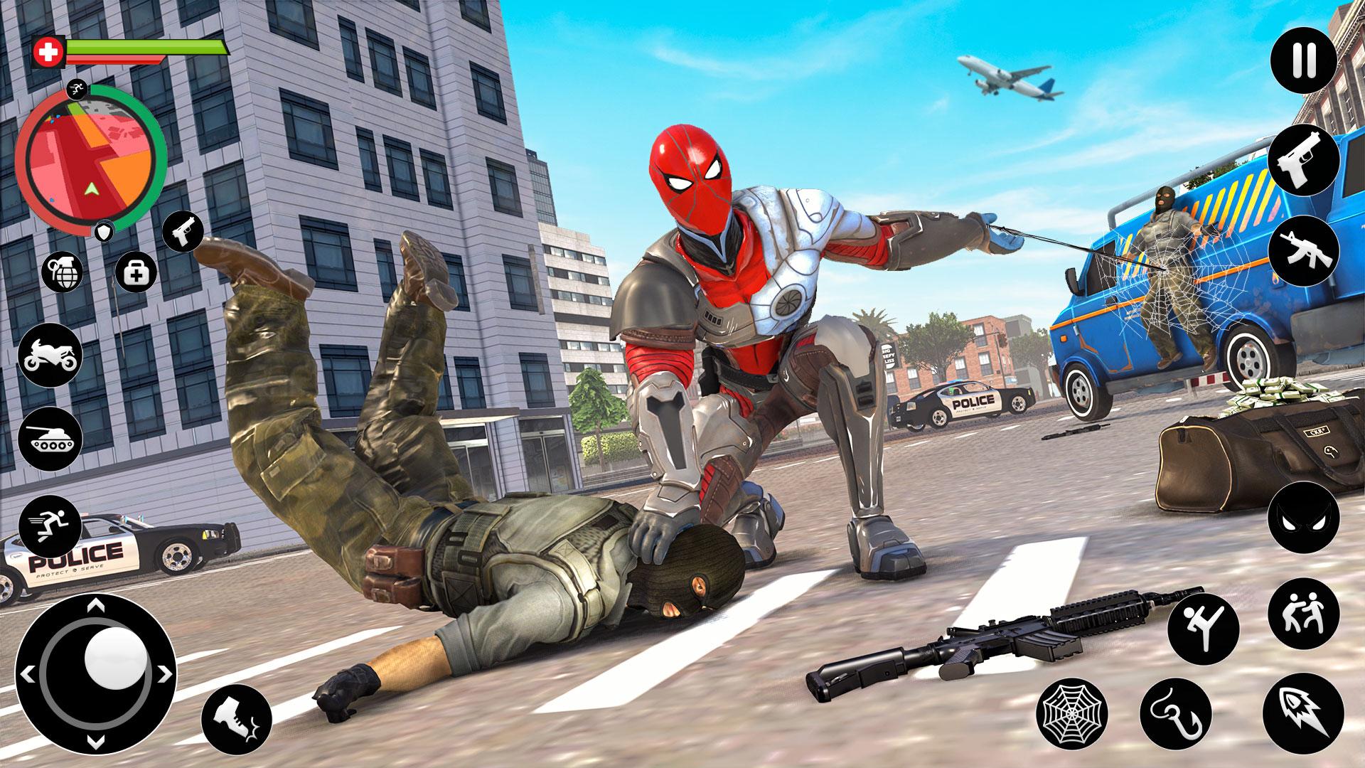 Rope Robot Hero Crime Fighter screenshot 1