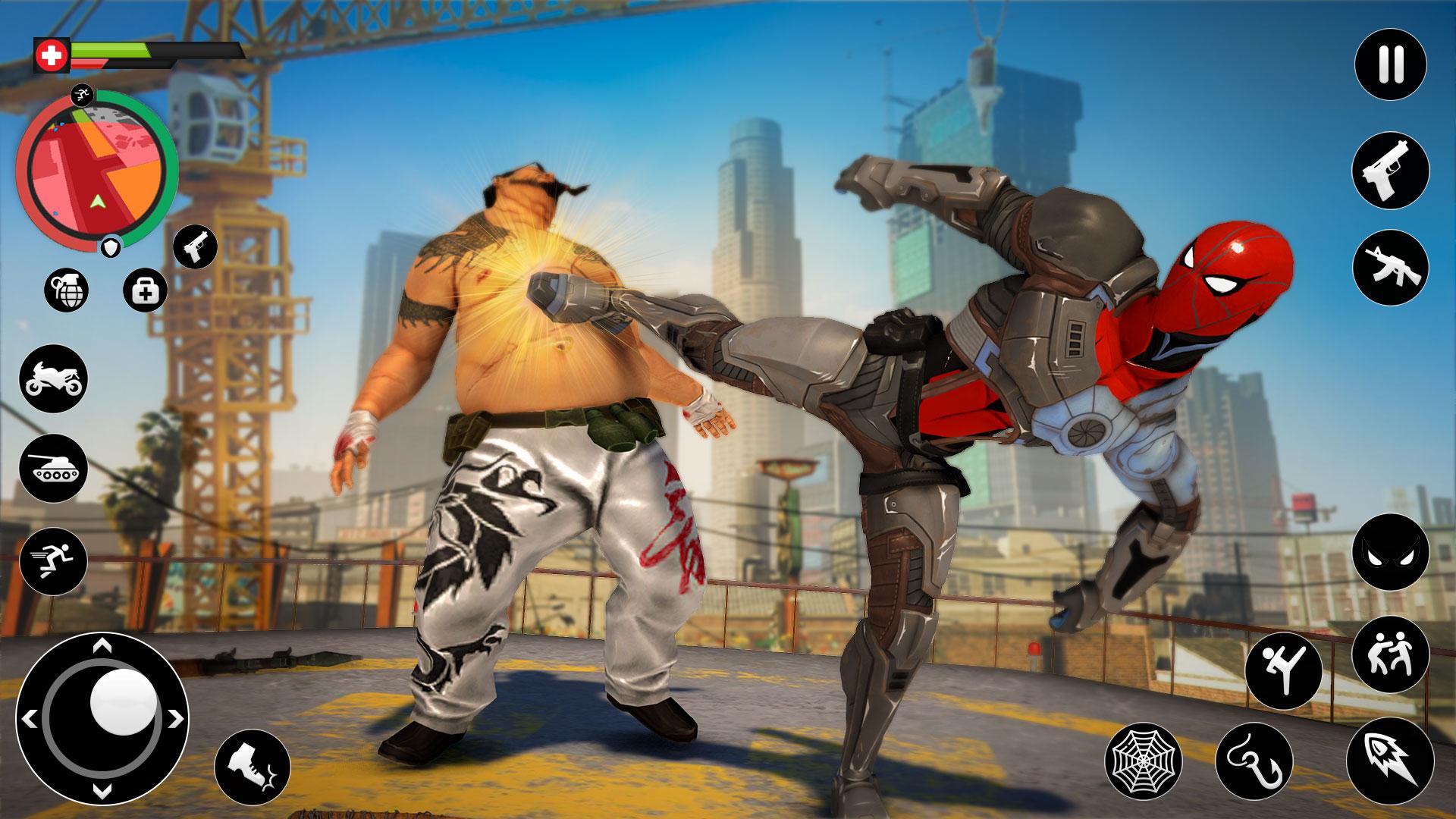 Rope Robot Hero Crime Fighter screenshot 2