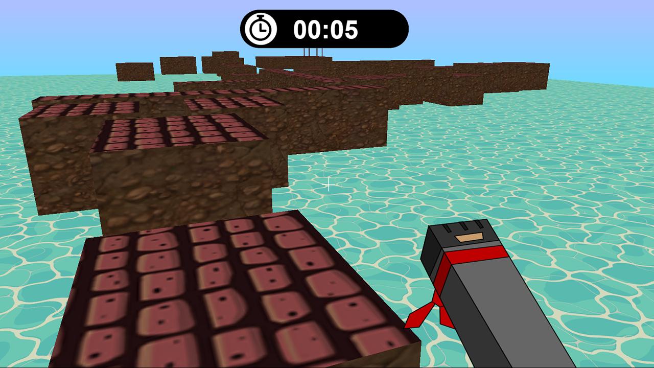 Blocky Parkour Ninja screenshot 4