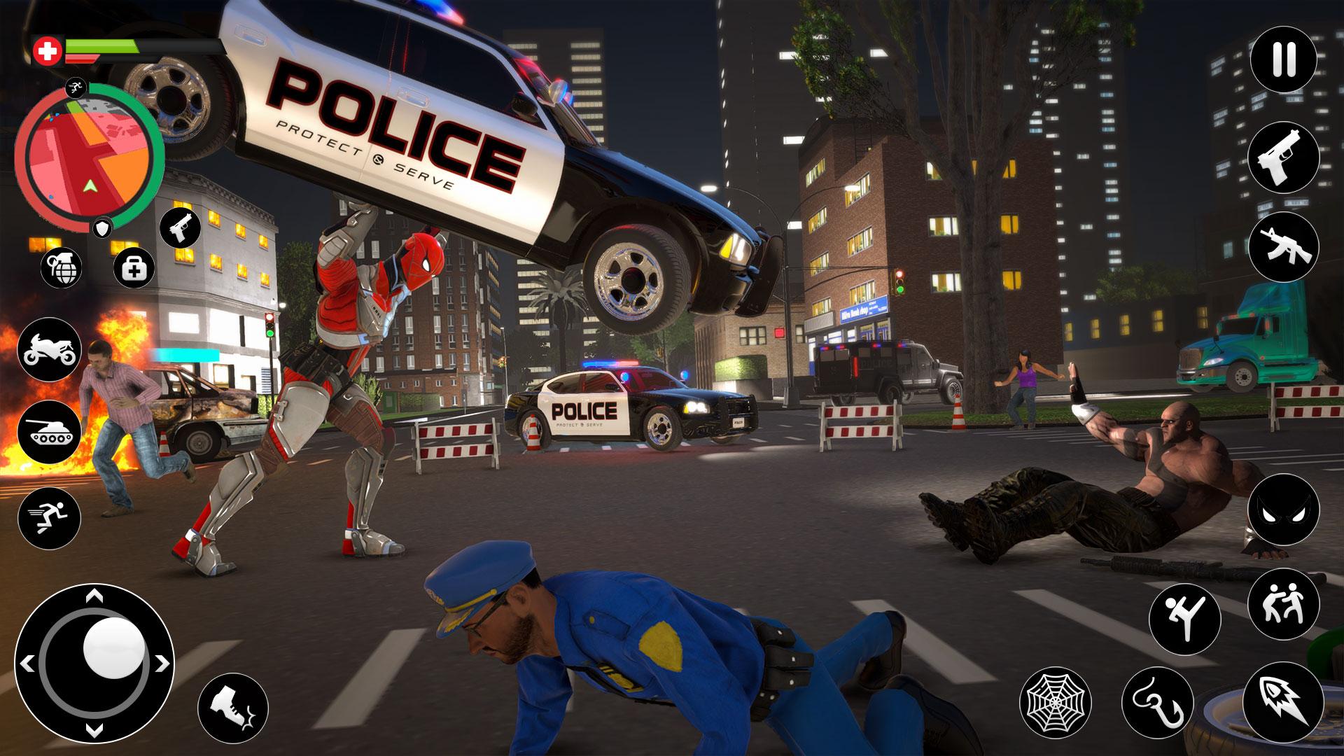 Rope Robot Hero Crime Fighter screenshot 7