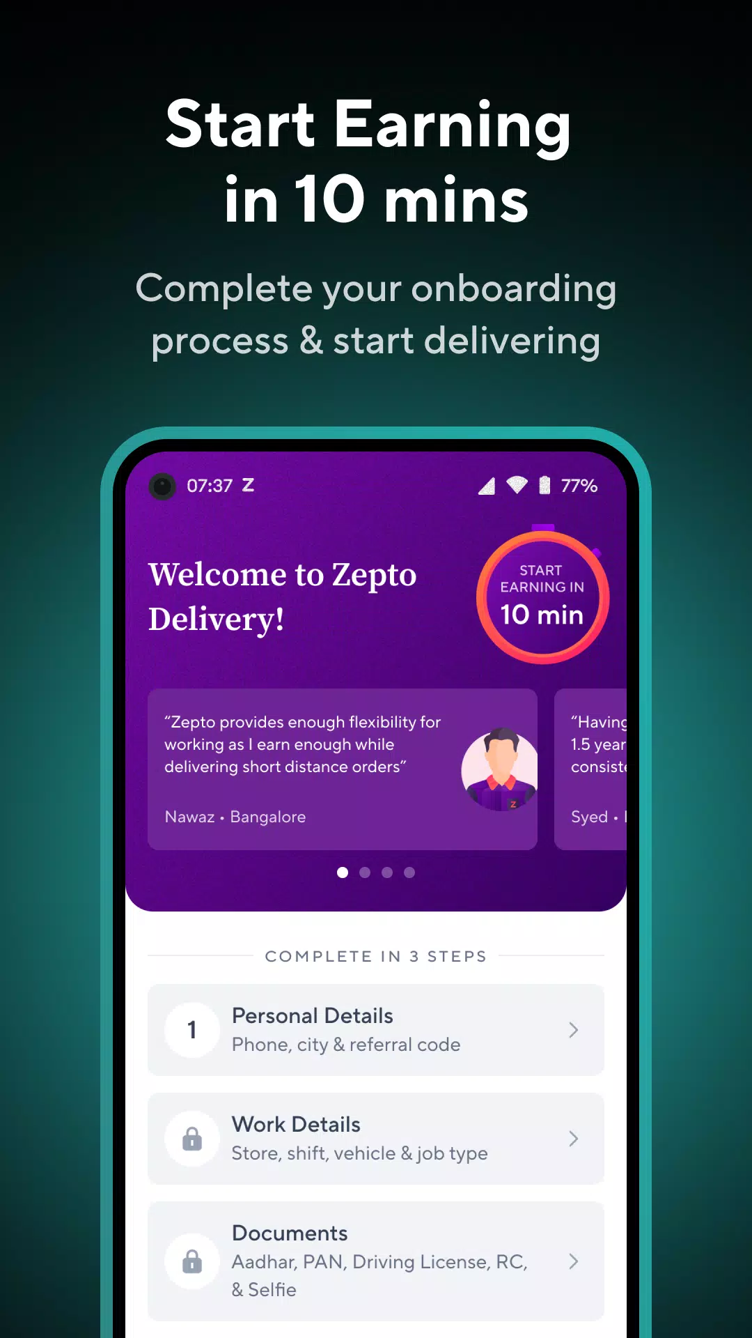 Zepto Delivery screenshot 2
