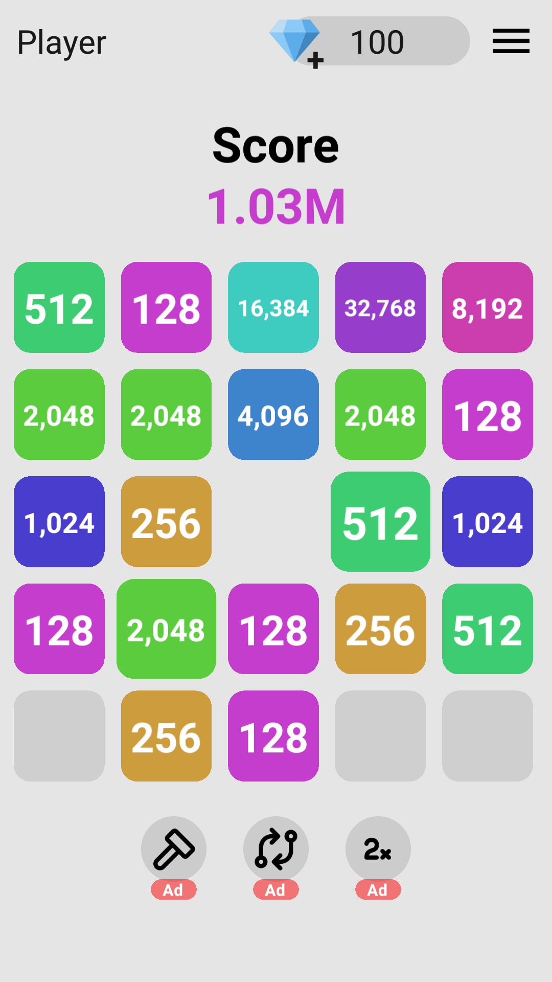 2048 Showdown: Merge Mania screenshot 2