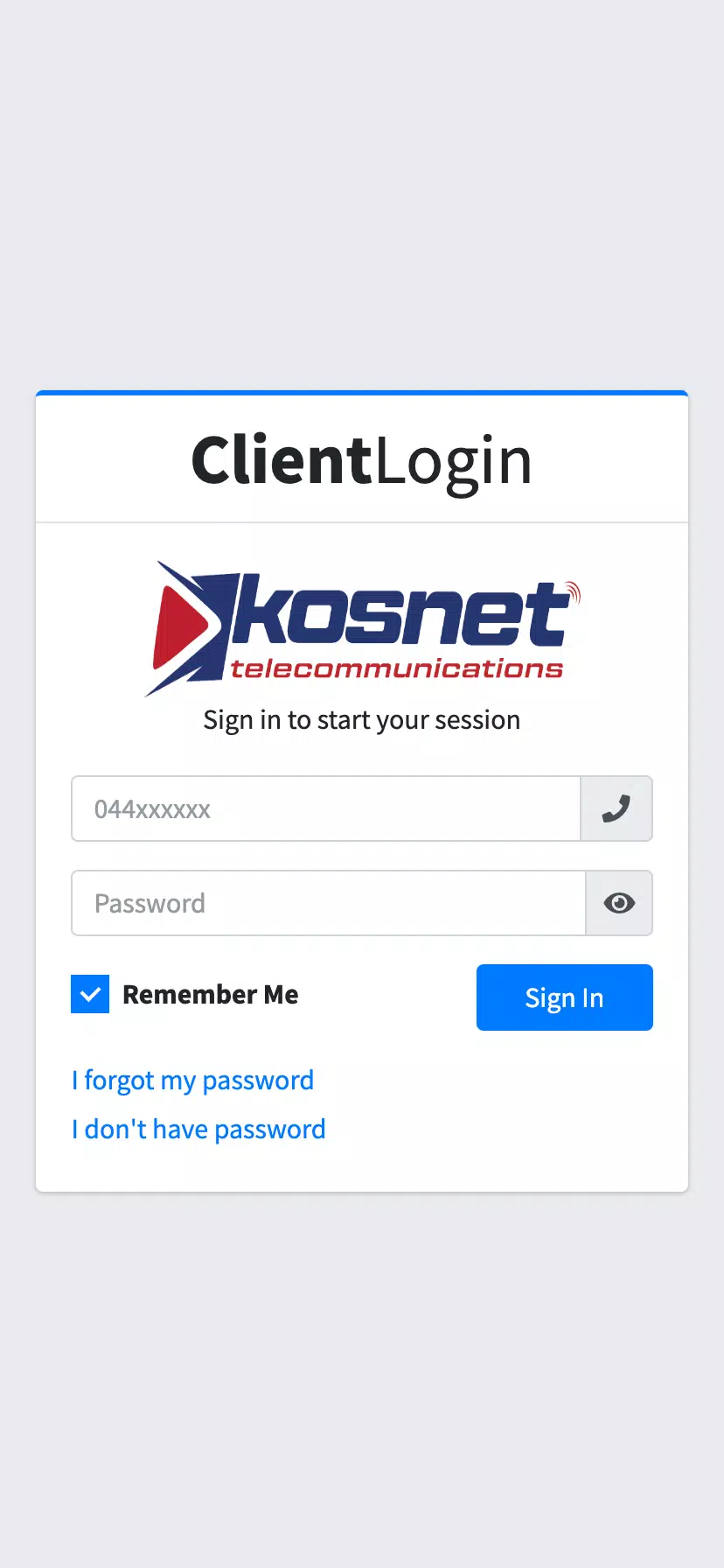 MY KOSNET screenshot 1