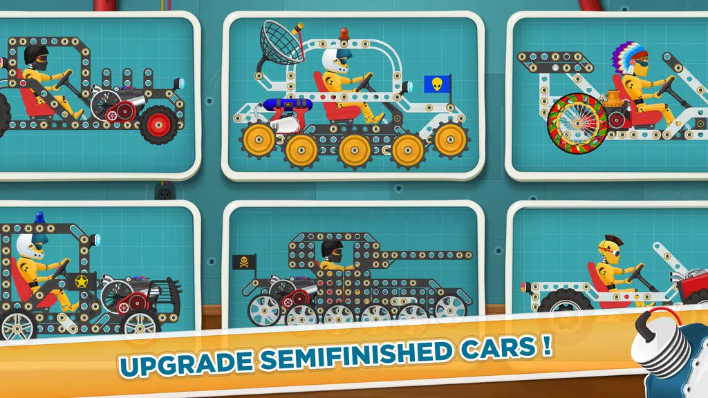 Car Builder & Racing for Kids screenshot 2