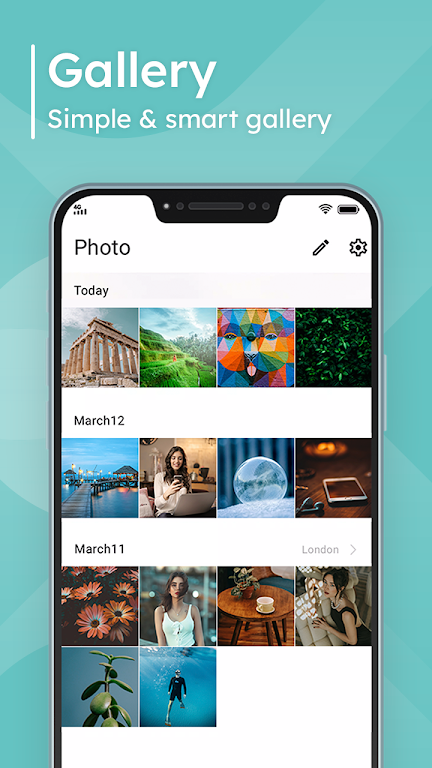 Gallery - photo gallery, album screenshot 1
