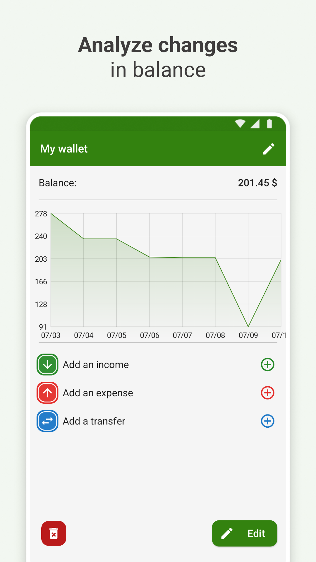 Expense Tracker - FinancePM screenshot 3
