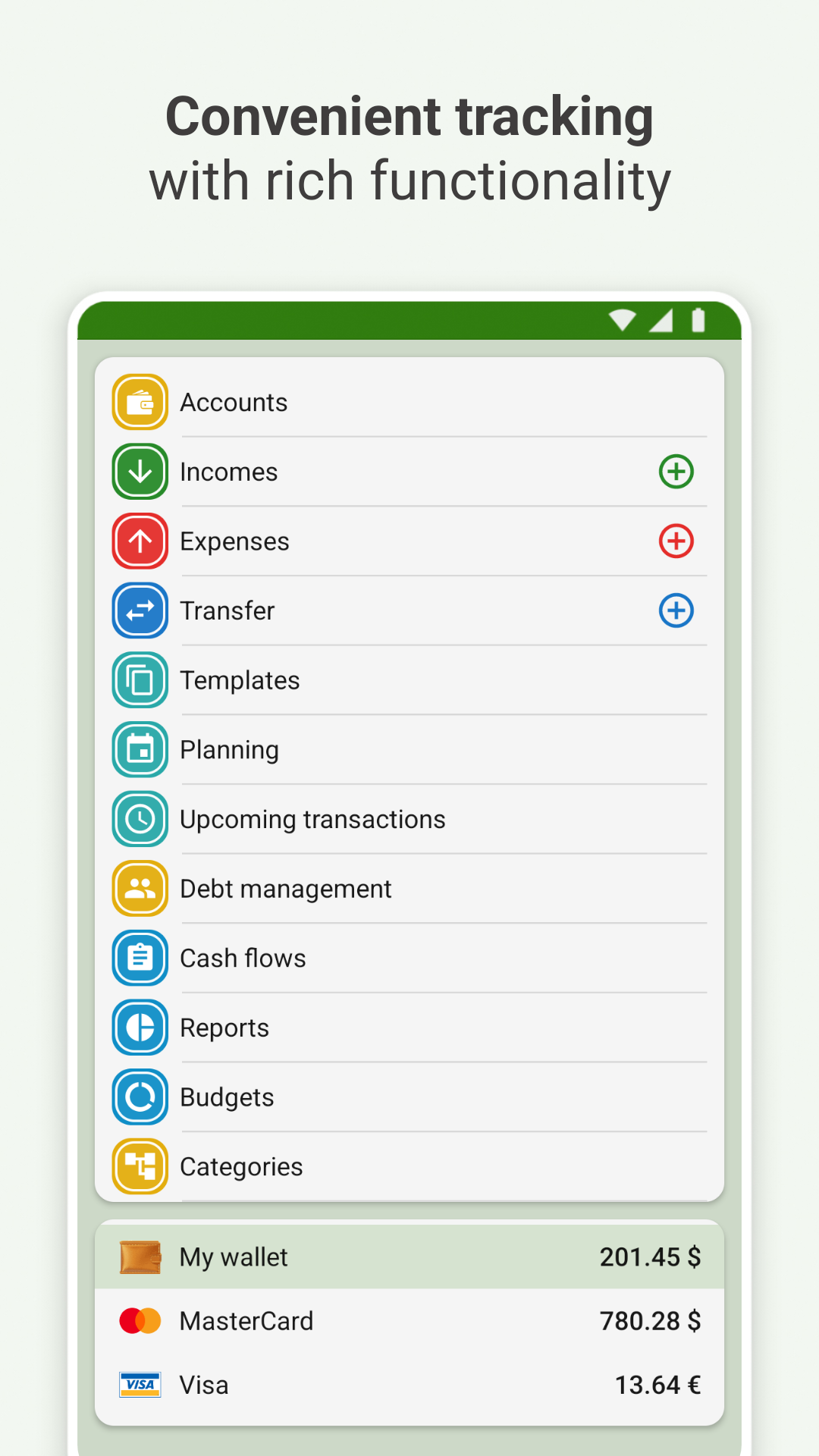 Expense Tracker - FinancePM screenshot 1