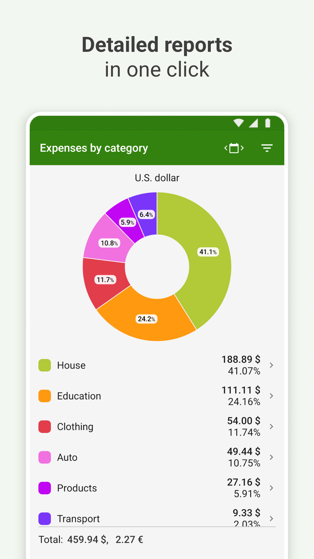 Expense Tracker - FinancePM screenshot 2