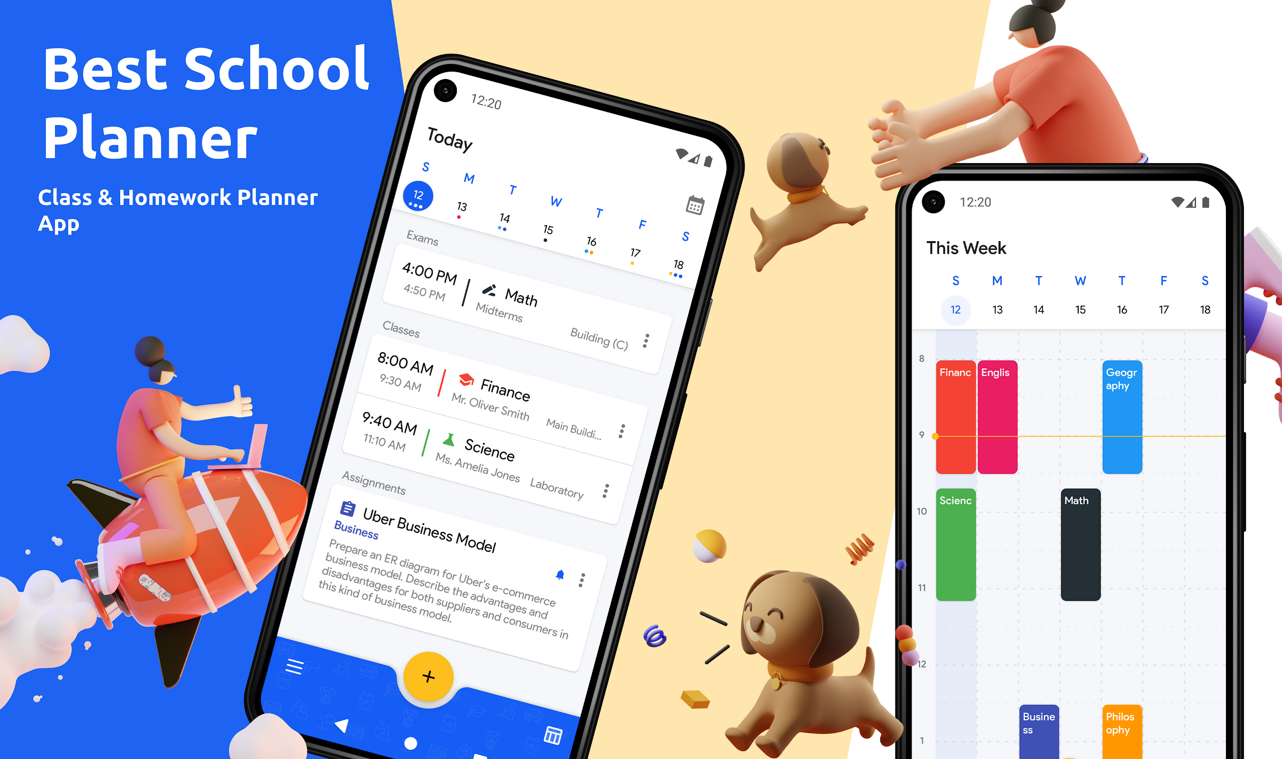 School Planner - Timetable screenshot 1