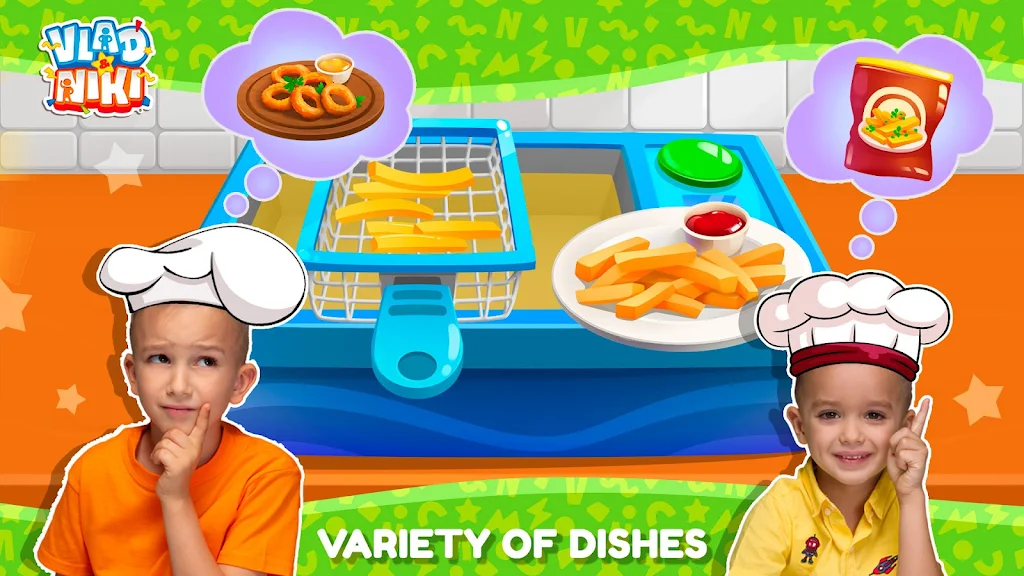 Vlad and Niki: Kids Cafe screenshot 1