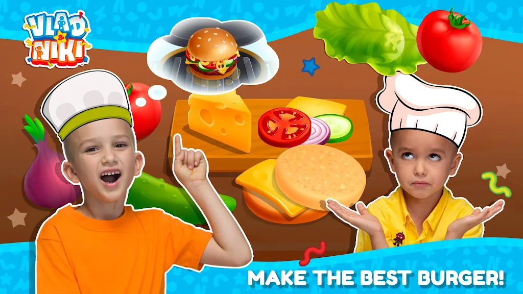 Vlad and Niki: Kids Cafe screenshot 2