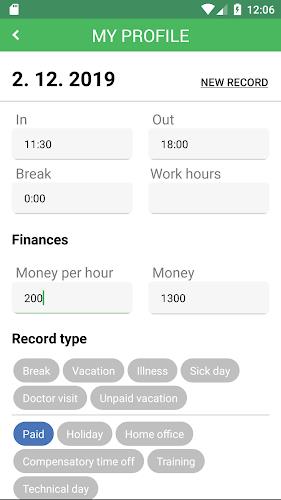 Working Timer - Timesheet screenshot 6